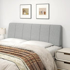 Queen Size Headboard Only-No Assembly, Upholstered Headboard Queen Size Linen Fabric Modern Style Headboards for Adjustable Bed Extra-Thick, Light Gray