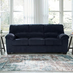 Signature Design by Ashley SimpleJoy Contemporary Sofa for Living Room, Blue