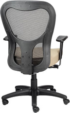 Tempur-Pedic TP9000C Mesh Swivel Task Chair with Tempur Material, Cooling Gel Layer, Adjustable Armrests, and Lumbar Support, Beige