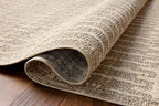 Loloi Amber Lewis Bexley Collection BEX-02 Taupe/Natural 2'-7" x 10'-0" Runner Rug Neutral, Textured, Living, Bedroom, Dining, Carpet