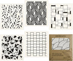 Morigins Swedish Dishcloths for Kitchen 6 Pack Black Minimalist Cellulose Sponge Cloths Non Scratch Reusable Paper Towels No Odor, Biodegradable and Reusable Kitchen Dish Rags (Minimalist)
