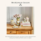 MACKENZIE-CHILDS Bird Topiaries, Decorative Bird Decor for Living Room or Bedroom Table Decor, Set of 2, Wildflowers