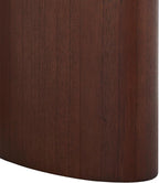 SAFAVIEH Couture Collection Barnard Walnut Round Solid Wood Coffee Table