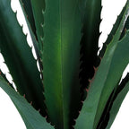 Pure Garden Set of 2 Giant Agave Faux Plants - 52-Inch Fake Succulents with Pots - Artificial Trees Blend Southwestern Style with Modern Home Decor