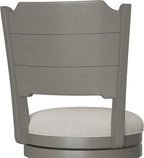 Hillsdale Clarion Swivel Counter Height Stool, Distressed Gray