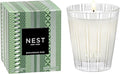 NEST New York Scented Classic Christmas Tree Candle, Birchwood Pine - 8.1 oz - Up to 60-Hour Burn Time - Reusable Glass Vessel