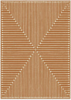RUGGABLE x Jonathan Adler Machine Washable Modern Area Rug – Inkdrop Copper 10x14, Stain-Resistant, Non-Slip – Large Rugs for Living Room, Bedroom, Hallway, Entryway & Office–with Standard Pad