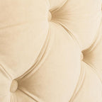 Safavieh MCR4036E-Q Mercer Collection Arebelle Buckwheat Velvet Headboard, Queen, Yellow