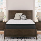 Signature Design by Ashley Limited Edition Pillow Top 13 " Pillow Top Hybrid Mattress with Gel Memory Foam and Edge Support for Cool Sleep and Pressure Relief, Full, Fiberglass Free, Mattress In A Box