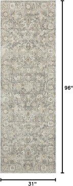 Loloi Amber Lewis Honora Collection HON-02 Slate/Beige 2'-7" x 8'-0" Runner Rug