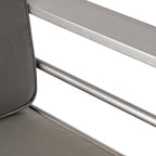 Christopher Knight Home Cape Coral Outdoor Aluminum Chat Set with Fire Table, Khaki / Light Grey