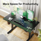 Marsail Electric Standing Desk with One-Piece Desktop,48 x 24 Height Adjustable Office Gaming Computer Desk with Tabletop,Home Office Stand up Desk with 4 Memory Presets, Table for Bedroom(2 Packages)