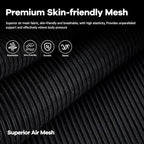 Office Chair Mesh Seat,Ergonomic Mesh Desk Chair with Adjustable Lumbar Support,Computer Chair with Flip-up Armrests, Rolling Executive Chairs, Home Office Chair(Black)