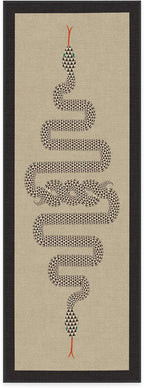 RUGGABLE x Jonathan Adler Machine Washable Modern Runner Rug – Venom Neutral 2.5x7, Stain-Resistant, Non-Slip – Washable Rug for Hallway, Entryway, Living Room & Kitchen–with Standard Pad