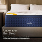 DreamCloud Premier Rest 14" Twin XL Mattress - Luxury Gel Memory Foam - 365 Night Trial - Premium Pressure-Relieving Layers - Forever Warranty - CertiPUR-US® Certified