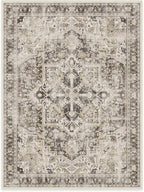 RUGGABLE Washable Vintage Area Rug – Kamran Hazel 9x12, Stain-Resistant, Non-Slip – Large Machine Washable Rugs for Living Room, Bedroom, Hallway, Entryway & Office–with Standard Pad