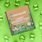 Laundry Detergent Pods, 32 Count, Fresh Scent, Eco Friendly, Biodegradable, HE Compatible, Powerful Stain & Odor Removal, Skin Friendly