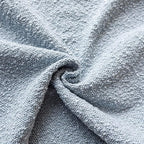 Foindtower Set of 2, Decorative Textured Boucle Throw Pillow Covers Accent Solid Pillow Cases Neutral Soft Cozy Couch Cushion Case for Chair Sofa Bedroom Living Room Home Decor 26 x 26 Inch Light Blue
