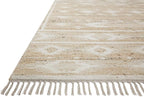 Loloi Angela Rose Rivers Collection RIV-04 Natural/Ivory 8'-6" x 11'-6" Reversible Area Rug