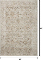 Loloi Amber Lewis Honora Collection HON-03 Beige/Spice 3'-9" x 5'-9" Accent Rug