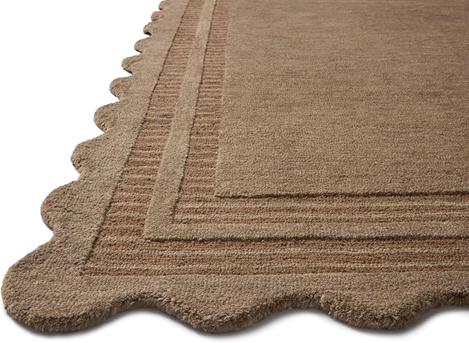 Loloi Chris Loves Julia Scottie Collection SCO-01 Mocha/Clay 8'-6" x 11'-6", .87" Pile Height, Area Rug