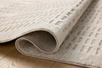 Loloi Amber Lewis Monty Collection MOT-03 Ivory/Beige 2'-7" x 4', .50" Pile Height, Area Rug