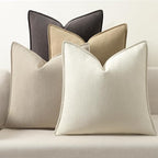 ZWJD Throw Pillow Covers 18x18 Set of 4 Chenille Pillow Covers with Elegant Design Soft and Luxurious Decorative Throw Pillows for Couch, Bed, and Home Decor