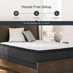Signature Design by Ashley Limited Edition Pillow Top 13 " Pillow Top Hybrid Mattress with Gel Memory Foam and Edge Support for Cool Sleep and Pressure Relief, King, Fiberglass Free, Mattress In A Box