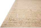 Loloi Chris Loves Julia Palma Collection PLM-10 Wheat/Bark 2'-7" x 12'-0" Fringe Runner Rug Vintage Style Boho Living Room Bedroom Carpet