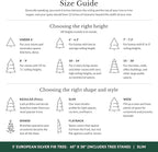 Balsam Hill European Silver Fir - Elegant Artificial Christmas Tree with True Needle Foliage Available Unlit or with LED Clear Lights, Unlit, 5'