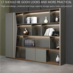 Modern Executive Desk, 102.4 inch L Shaped Desk with Storage, L Shape Corner Desk Drawers and Lockable Storage No Installation Required, Without Desk or Computer Chair (Filing Cabinet)