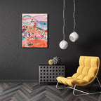 Wieco Art Canvas Print Wall Art View of Collioure 1905 by Henri Mattise Abstract Colorful Art Matisse Posters Canvas Prints for Wall and Home Office Decorations