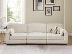 VANOMi Large Modular Sectional Sofa, Oversized Couch with Charging Station, Cloud Couch Deep Seat Sofa with Thick Cushion, Convertible Sectional Couches for Living Room Office Apartment