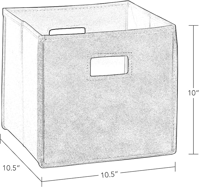 RiverRidge Kids Bookrack with Three Cubbies and 2 Blue Bins