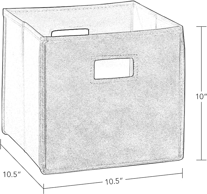RiverRidge Kids Bookrack with Three Cubbies and 2 Gray Bins