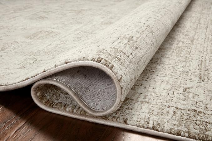 Loloi Amber Lewis Honora Collection HON-01 Ivory/Natural 11'-6" x 15'-6" Area Rug