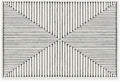 RUGGABLE x Jonathan Adler Machine Washable Modern Area Rug – Inkdrop Black & Ivory 2x3, Stain-Resistant, Non-Slip – Small Rugs for Living Room, Bedroom, Hallway, Entryway & Bathroom–with Standard Pad