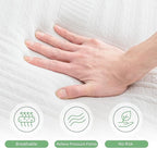 8 Inch RV Mattress Short Queen, Cooling Gel Green Tea Mattress for RVs, Campers & Trailers, CertiPUR-US Certified, Designed & Assembled in The USA, Medium Firm, 75"×60"×8"