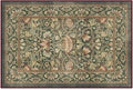 RUGGABLE x Morris & Co Machine Washable Area Rug – Lodden Soft Evergreen & Gold 2x3, Stain-Resistant, Non-Slip – Small Rugs for Living Room, Bedroom, Hallway, Entryway & Bathroom–with Cushioned Pad