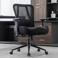 Okeysen Big and Tall Office Chair, Ergonomic Computer Desk Chair with 500 LBS Capacity, Wide Seat and 6’’ Thick Cushion for Heavy People, Adjustable Lumbar Support