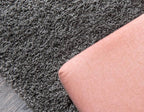 Unique Loom Solid Shag Collection Area Rug (2' x 3' 1" Rectangle, Graphite Gray)