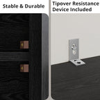 IRONCK Industrial Bookshelves and Bookcases with Doors 11.8 in Depth Set of 2 Floor Standing 5 Shelf Display Storage Shelves Bookcase Home Decor Furniture for Home, Office, Living Room, Bedroom