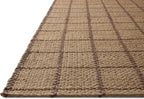 Loloi Chris Loves Julia Fletcher Collection FLE-01 Natural/Brown 3'-6" x 5'-6", .37" Pile Height, Accent Rug