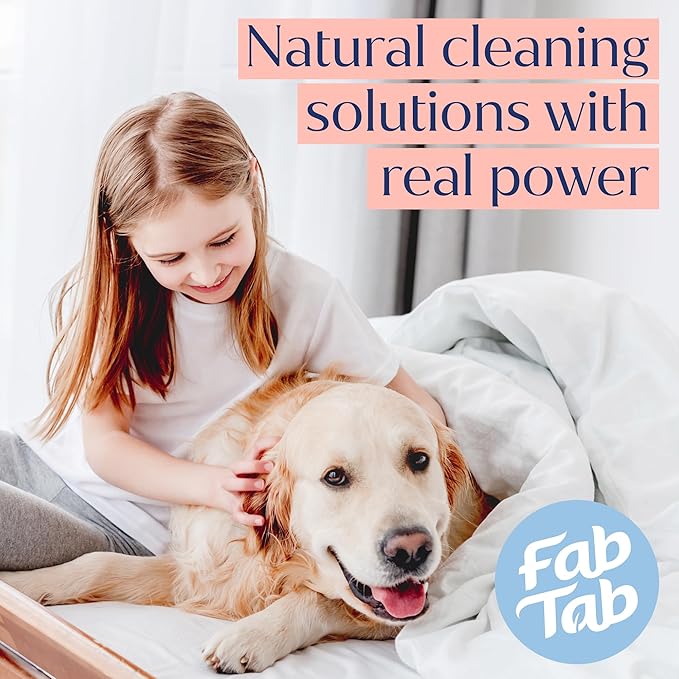 Fab Tab Viscose Made from Bamboo Cleaning Cloths Ultra Absorbent, Reusable Kitchen Cloths, Quick Drying, Non-Scratch, Includes Coconut Sponge, Multicolor, 7-Pack