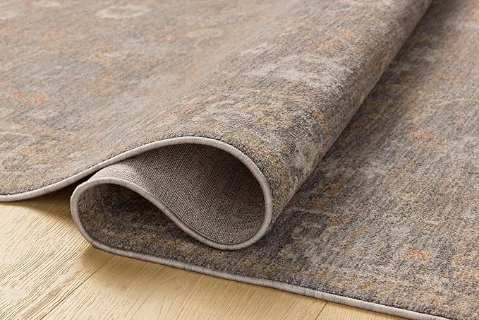Loloi Chris Loves Julia Louisa Collection LOI-01 Stone/Multi 2'-7" x 10'-0", .38" Pile Height, Runner Rug