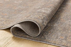 Loloi Chris Loves Julia Louisa Collection LOI-01 Stone/Multi 7'-10" x 7'-10", .38" Pile Height, Round Area Rug