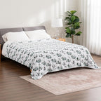 Berkshire Blanket Peanuts® VelvetLoft® Cute Character Snoopy Plush Blanket,Snoopy Desert Travel White,King 90 in x 108 in (Official Peanuts® Product)