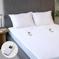 Sunbeam Electric Heated Mattress Pad Soft Cozy Fabric Fast Heating 12 Heat Settings 12-Hour Auto Shut-Off Deep Pocket Skirt Machine Washable King 80" x 76"