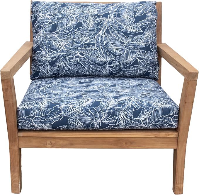 Tommy Bahama Deep Seating Lounge Cushion, 23" X 24" X 4", Pacific Zaffre
