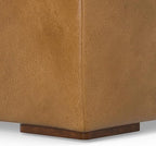 SIMPLIHOME Rex U-Shaped Sectional Modular Sofa in Full-Grain Genuine Leather, Sienna, 144-inches Wide, Handcrafted Modern-Style Large Leather Couch for Living Room